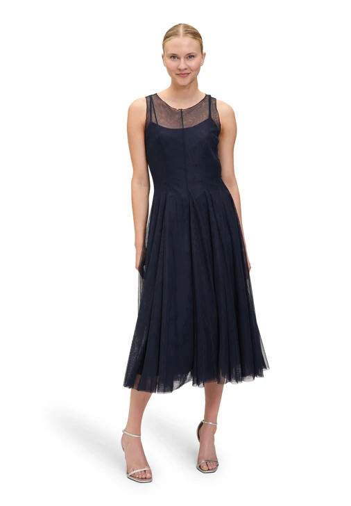 VERA MONT női ruha sötétkék formális