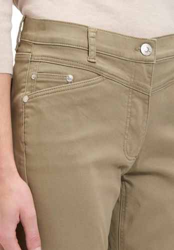 BETTY BARCLAY női khaki színű nadrág (3)