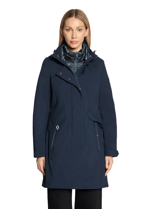 BETTY BARCLAY női kabát sötétkék 3in1