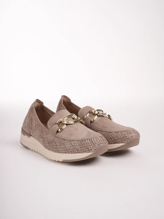 CAPRICE női barna loafer