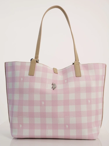 U.S. POLO ASSN. női kézitáska Rogersville M Vichy Desert