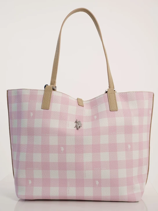 U.S. POLO ASSN. női kézitáska Rogersville M Vichy Desert