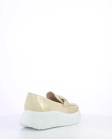 WONDERS arany platformos loafer (5)