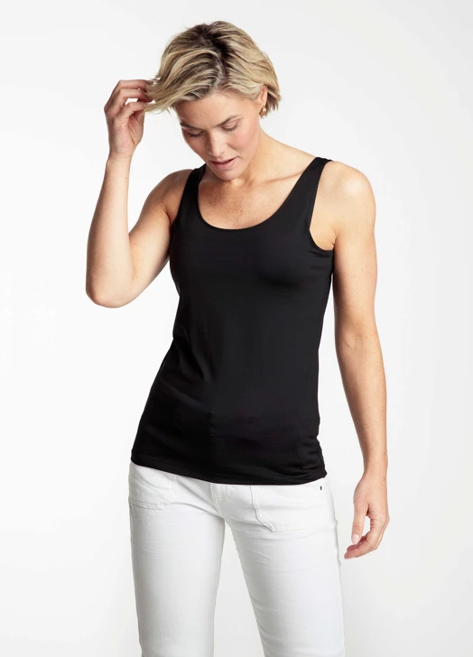 TRAMONTANA PIA női tank top fekete