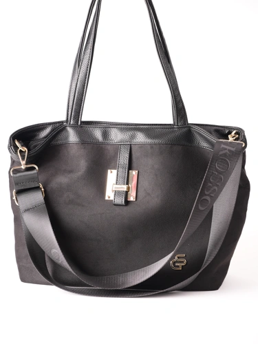 GROSSO BAG női bőr táska, fekete