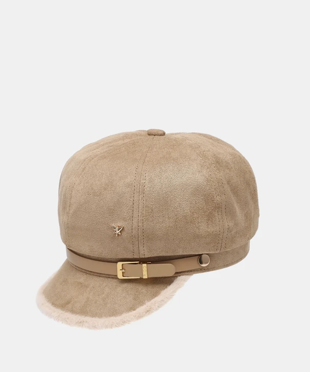 PEPE moll GORRO  női sapka karimával, világosbarna