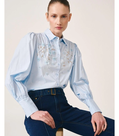 ALMA EN PENA női ing, ICE BLUE (1)