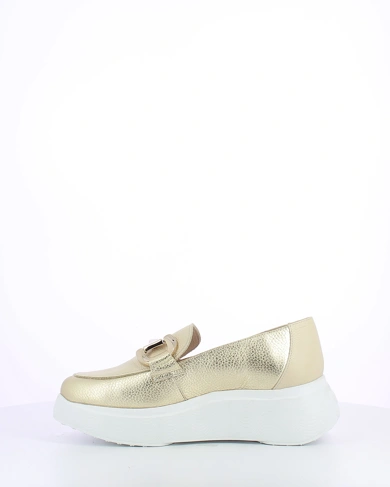 WONDERS arany platformos loafer (4)