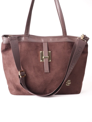 GROSSO BAG női bőr táska, barna
