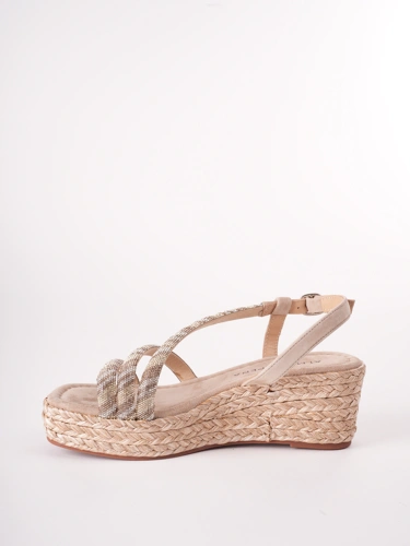 ALMA EN PENA női espadrilles bézs színben (4)