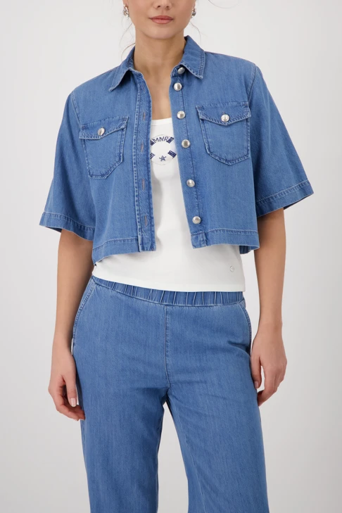 MONARI HAMPTONS női kabát kék farmer